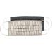 Reusable Non-Medical Reversible Double-Sided Cloth Face Masks - Off White & Gray | Parker Print & Solid - International Shipping Available - Buy Online on SooperMarket.com