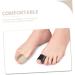 FRCOLOR Toe Separator Thumb Splints with Bunion Cushion Sleeves - 12 Pairs, Breathable Orthotics for Big Toe, Assorted Colors - 2.5x1.9cm - Buy Online on SooperMarket.com