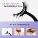 Kaluofan Reusable Self Adhesive False Eyelashes - 5 Pairs | No Glue Needed | Natural Look & Waterproof | Easy to Apply - Buy Online on SooperMarket.com