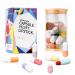SWETIYOU Pill Lipstick Capsules  16 Pcs Mini Matte Lipstick Set Cute Capsule Waterproof Lipstick Long Lasting Mini Capsules Lipstick Velvet Matte Lipstick Set