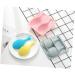 HOMSFOU 4 Pcs Silicone Molds Fondant Molds De para Gelatinas Silicone Cake Mold Silicone Baking Mold DIY Baking Molds Complementary Food Drumstick Pinkx2pcs 15.8*14.9 CMx2pcs - Buy Online on SooperMarket.com