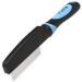PetP l Flea & Dust Comb for Cats & Dogs | Effective against Vermin like Fleas Ticks Nits & Lice | Professional Salon Quality M Blue