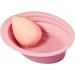 Teksome Makeup Brush Cleaner Mat - Silicone Foldable Brushes Scrubber Bowl Compact Washing Supplies For Cleansing Makeup Sponges Brushes & Applicators Pink - Buy Online on SooperMarket.com