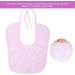  Mealtime Bib Elderly Bib Skin-friendly Breathable Waterproof Adjustable Belt for(Light pink 31 * 42) - Buy Online on SooperMarket.com