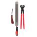 Nicoone Horse Farrier Hoof Trim Tool Kit 3PCs Professional hoof cutting tongs for horses hardware filing hoofing horseshoe tool horse care accessories