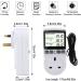 Gobesty Digital Temperature Controller Thermostat Outlet Socket 230 V Digital Thermostat Outlet Plug with Temp Sensor Temperature Switch Heating Cooling Timer for Greenhouse Farm Aquarium Reptile - Buy Online on SooperMarket.com