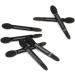 FOYTOKI 100 Pcs Makeup Eyeshadow Brush Eyeshadow Double Sided Eyeshadow Brush Kit Black - Buy Online on SooperMarket.com