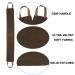 4 Pack Self Tanning Kit with Mitt, Back Applicator, Exfoliating Glove & Face Tanner Brush - Brown - Buy Online on SooperMarket.com