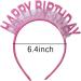 Guqqeuc Happy Birthday Tiara Birthday Crown Birthday Accessories for Women Girls Birthday Party Favours Birthday Headband Hairband Red - Buy Online on SooperMarket.com