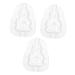 GANAZONO 12 Pcs Vegetable Mold Plastic Fruit Pumpkin for Fruits Mold Watermelon Strawberry 9x8cmx4pcs Transparentx4pcs