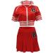 Women's Casual Sports 2 Piece Outfit Set | Tank Crop Top and Skort | Activewear Skirt Set - Rose XL - Buy Online on SooperMarket.com
