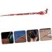 Mikinona 1pc Hanfu Hairpin Hair Stick Decorative Hair Forks Retro Hair Pin Retro Chignon Pin Chinese Chopsticks Hair Accessories Red Chinese Chopsticks for Hair Personality Hair up Alloy - Buy Online on SooperMarket.com