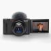 Sony ZV-1 Digital Camera for Content Creators, Vlogging and YouTube with Flip Screen, Built-in Microphone, 4K HDR Video, Touchscreen Display, Live Video Streaming, Webcam Camera only Black