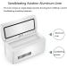 Insulin Cooler Smart New Portable Refrigerated Box Large LCD Display Drug Reefer Rechargeable UV Small Refrigerator White - Buy Online on SooperMarket.com
