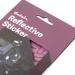 Satch Reflective Sticker Set - Youth Unisex Purple - 7 Self-Adhesive Removable Highly Reflective Stickers for Safety - Buy Online on SooperMarket.com