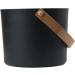 Sauna Bucket Sauna Bucket ladle Set 7L Luxurious Finnish Matching Ladle Sauna Barrel Sauna Aluminum Bucket with Long Handle Spoon Set Sauna Bucket Stylish Spa Esential for Water Ladling Black - Buy Online on SooperMarket.com