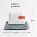Grey-Window Cleaning Brush Windowsill Groove Deadend Cabinet Crevice Brush with Replace Head Household Cleaning Tools Easy Install - Buy Online on SooperMarket.com