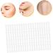 Baluue 80pcs V-type Lift Face Pasters Brow Lift Tape Temporary Bands Face Tape Synthetic Rubber 4.00X0.90X0.10CM Transparent - Buy Online on SooperMarket.com