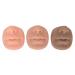 3 Colors Fake Nose Mouth Model for Display 3D Silicone Flexible Human Nose Mouth Model for Acupuncture Pierce Practice Realistic Reusable Piercing Face Model for Beginners