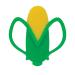 Nuby 2 Handle Silicone Fruit and Veggie Teether - 3+ Months Corn Yellow