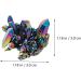 VILLCASE 6 Pcs Colorful Crystal Clusters Fish Decorations for Tank Druzy Geode Natural Stones Gem Display Colorfulx3pcs 3X3CMx3pcs - Buy Online on SooperMarket.com