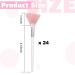 24-Piece Soft Fan Brush Set for Face Masks & Makeup - Pink Esthetician Tools - Buy Online on SooperMarket.com
