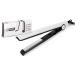 Corioliss C1 Professional Titanium Hair Styling Iron White Carbon Fiber Hair Styler Straightener Curls Flicks 1 Ceramic Plates Negative Ion Anti-Frizz Heat Resistant Pouch Included