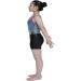 Aosva Girls Gymnastics Leotard Sparkle New Geometry Design | 9-10 Years (150CM) | Black Rainbow Set - Buy Online on SooperMarket.com
