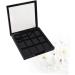WOONEKY 4 Pcs 12 Empty Eyeshadow Dish Makeup Pallets for Women Travel Eyeshadow Highlight Empty Makeup Black - Buy Online on SooperMarket.com