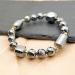 MuYu Art Faceted Bead Terahertz Bracelet Energy Healing Stone Magnetic Therapy Terahertz Bracelet 7 Inches for Women Men Adjustable Terahertz Bracelet - Buy Online on SooperMarket.com