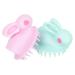 Kisangel 8 Pcs Rabbit Head Scrubber Stimulation Massage Hair Brushes - Silicone Baby Scalp Massager Shampoo with Handle for Cleaning - Adorable Design - 6.7X6CMx4pcs - Buy Online on SooperMarket.com