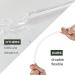 6 Straws and 1 Brush Reusable Straws Plastic Clear Reusable Straws - Buy Online on SooperMarket.com