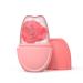 SANWOOD Ice Roller Ice Roller for Face and Eyes Ice Face Roller to Effectively Lighten Skin Remove Swelling & Fine Lines Shrink Pores Refillable Silicone Ice Mould for Face (Pink#2)