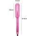 Titanium Hair Crimping Iron with 5 Heat Settings for Fluffy Hairstyles - UK Plug Rosy - Buy Online on SooperMarket.com