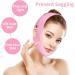 Airfish V Line Lifting Mask Double Chin Reducer with Chin Strap for Women Double Chin Eliminator Face Lift Chin Mask Lift Prevent Sagging V Shaped Slimmer (Pink) - Buy Online on SooperMarket.com