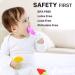 Teething Mittens and Baby Teething Toys Bundle - 5 Pack Set for Babies - BPA-Free, Organic, Freezer Safe - Pink + Purple - Buy Online on SooperMarket.com
