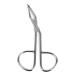 Lurrose Stainless Steel Eyebrow Tweezers Scissors- Professional Shaped Slant Tip Tweezer Clip Hair Plucker for Hair and Eyebrows Personal Care (Silver)