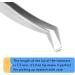Buy Volume Eyelash Extension Tweezers - FEITA Professional Precision Angled & Pointed Tip - Ideal for International Shipping - Buy Online on SooperMarket.com
