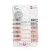 scunci bobby pins Silver Gold and Bronze Colors 6 pcs (2 packs 12 total pcs) 33453
