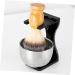 NOLITOY Men's Shaving Set - Black Suit Razor Holder Brush & Bowl | Premium Grooming Essentials for Effortless Shaving - International Shipping Available - Buy Online on SooperMarket.com