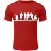 HDDK 4th of July Soldier Short Sleeve T-shirt | Independence Day Patriotic Tee - Red X-Large - Buy Online on SooperMarket.com