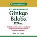 Nature's Bounty Ginkgo Biloba Pills and Herbal Health Supplement Helps Enhance Cognitive Function and Memory 120mg 180 Capsules 180 count (Pack of 1) - Buy Online on SooperMarket.com
