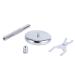Premium Aluminum Shaving Brush Stand - Durable Holder Rack for Grooming Tools | 15cm x 7cm | Fast International Shipping - Buy Online on SooperMarket.com