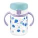 Richell Aqulea outing straw mug 200 Light blue