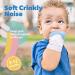 Liname 2 Pack Teething Mitten with Soothing Toy - Crinkle Sound and Textured Silicone - Blue - Buy Online on SooperMarket.com