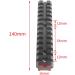 Buy Houston 140mm Aluminum M Locomotive Picatinny Rail Weaver Adapter - WEAGRECHIESE 13-Slot Airsoft Rail Mount Base - Buy Online on SooperMarket.com