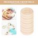 100pcs 25mm NR Wooden Ring Baby Teething Rings - DIY Craft Accessories - Buy Online on SooperMarket.com