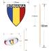 Romania Flag Rugby Ball Food & Cupcake Picks Toppers Party Decorations (14 Pack) - Buy Online on SooperMarket.com