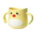 Children's bathroom cup |Children's dinosaur cups for brushing your teeth double handles toothbrush accessories for children boys and girls Zorq yellow