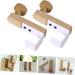 CIYODO Clothes 2pcs Towel Hook Wood Coat Hooks Scarf Hanger Coat Rack Door Hanger Door Hook Car Door Shower Door - Buy Online on SooperMarket.com